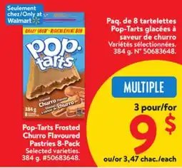 Walmart Pop-Tarts Frosted Churro Flavoured Pastries 8-Pack offer