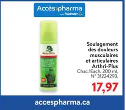 Walmart Arthri-Plus offer