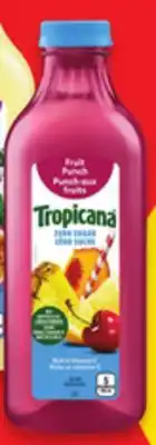 Walmart Tropicana Drinks with Zero Sugar offer