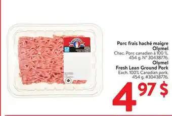 Walmart Olymel Fresh Lean Ground Pork offer