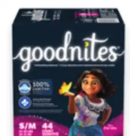 Walmart Goodnites or Pampers Ninjamas Superpack Underwear offer