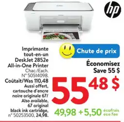 Walmart DeskJet 2852e All-in-one Printer offer