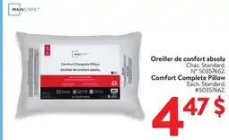 Walmart Comfort Complete Pillow offer