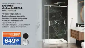 Patrick Morin HECLA Shower Kit offer