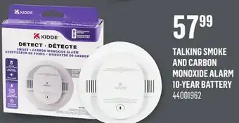 Canac Talking Smoke and Carbon Monoxide Alarm 10-year Battery offer