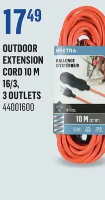 Canac Outdoor Extension Cord 10 m offer