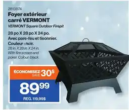 Patrick Morin VERMONT Square Outdoor Firepit offer