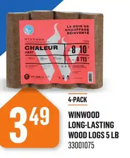 Canac Winwood Long-Lasting Wood Logs 5 lb offer