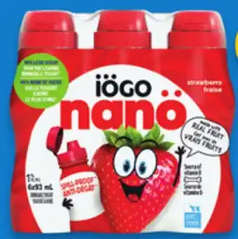 Walmart iogo nano Drinkable Yogurt offer