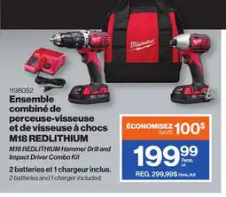 Patrick Morin M18 REDLITHIUM Impact Driver Combo Kit offer