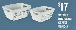 Canac Set of 2 Decorative Crates offer