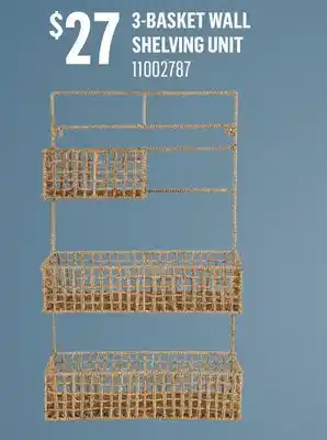 Canac 3-Basket Wall Shelving Unit offer