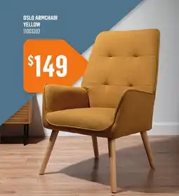 Canac Oslo Armchair Yellow offer