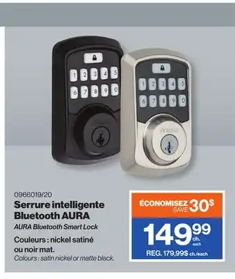 Patrick Morin AURA Bluetooth Smart Lock offer