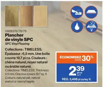 Patrick Morin SPC Vinyl Flooring offer