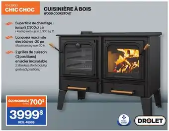 Patrick Morin WOOD COOKSTOVE offer