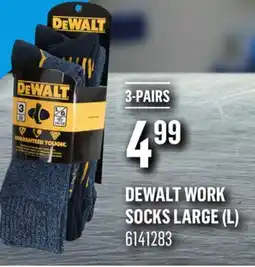 Canac Dewalt Work Socks Large (L) offer