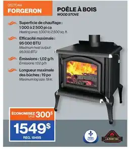 Patrick Morin WOOD STOVE offer