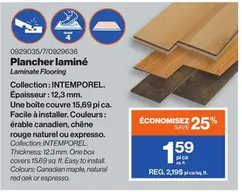 Patrick Morin Laminate Flooring offer