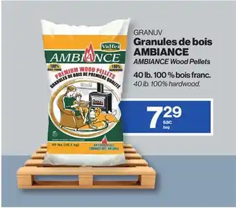 Patrick Morin AMBIANCE Wood Pellets offer