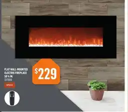 Canac Flat Wall-Mounted Electric Fireplace 50 3/8 in offer