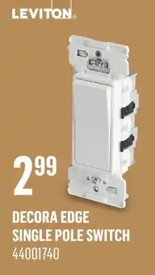 Canac Decora Edge Single Pole Switch offer