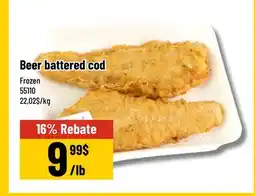 Mayrand Beer battered cod offer