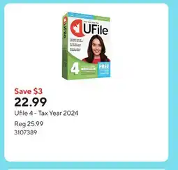 Staples Ufile 4 - Tax Year 2024 offer