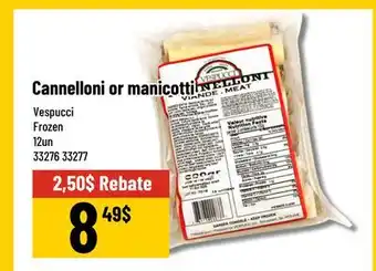 Mayrand Vespucci Cannelloni or manicotti offer