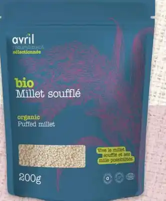 Avril Millet soufflé bio offer