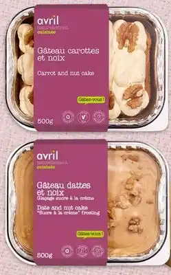 Avril gâteau ou carré aux dattes offer