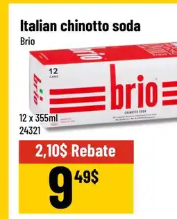 Mayrand Brio Italian chinotto soda offer