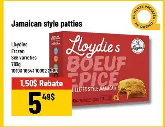 Mayrand Lloydies Jamaican style patties offer