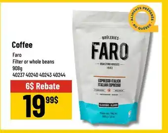 Mayrand BRÛLERIES Faro Coffee offer