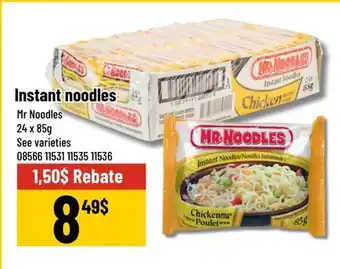 Mayrand Mr Noodles Instant noodles offer