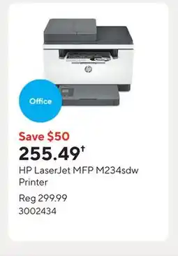 Staples HP LaserJet MFP M234sdw Printer offer