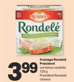 L'Intermarché FROMAGE RONDELÉ PRÉSIDENT, 125 G offer