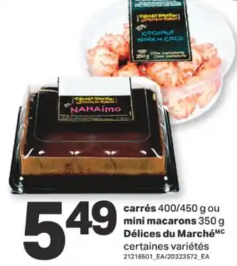 L'Intermarché CARRÉS 400/450 G OU MINI MACARONS 350 G offer