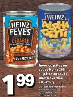 L'Intermarché FÈVES OU PÂTES EN SAUCE, 398 ML OU PÂTES EN SAUCE, 418/425 G offer