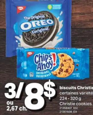 L'Intermarché BISCUITS CHRISTIE, 224 - 320 G offer