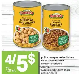 L'Intermarché PRÊT A MANGER POIS CHICHES OU LENTILLES, 398 mL offer