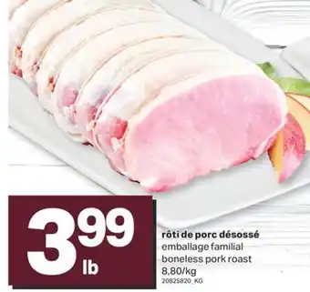 L'Intermarché RÔTI DE PORC DÉSOSSÉ offer