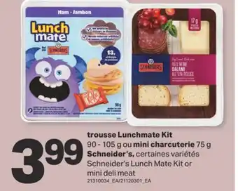 L'Intermarché TROUSSE LUNCHMATE KIT, 90 - 105 G OU MINI CHARCUTERIE, 75 G offer