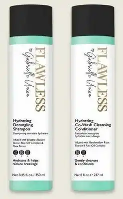 Walmart Flawless Hydrating Detangling Shampoo or Co-Wash Cleansing Conditioner offer