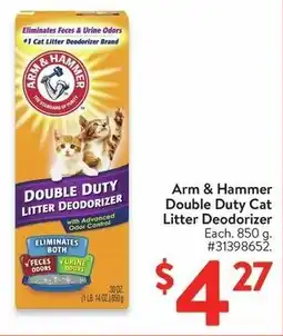 Walmart Arm & Hammer Double Duty Cat Litter Deodorizer offer