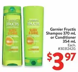 Walmart Garnier Fructis Shampoo or Conditioner offer