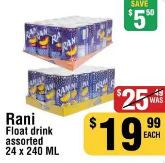 Iqbal Foods Rani Float drink assorted offer