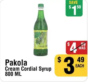 Iqbal Foods Pakola Cream Cordial Syrup offer