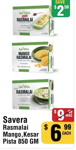 Iqbal Foods Savera Rasmalai Mango, Kesar Pista offer