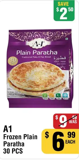 Iqbal Foods A1 Frozen Plain Paratha offer